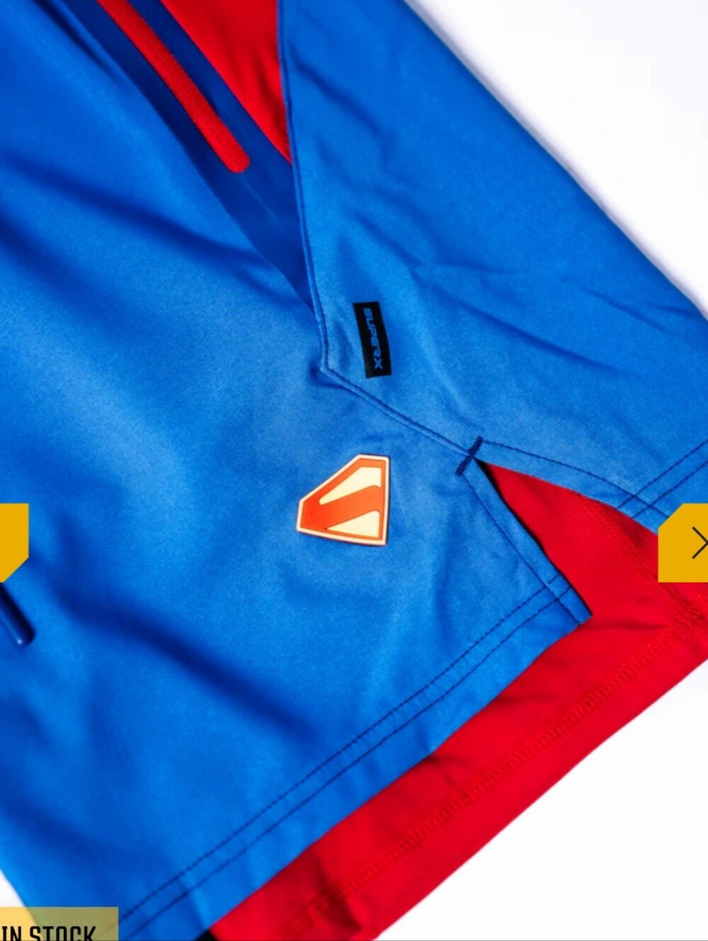 DC COMIC X SuperX SUPERMAN Performance 7" Shorts w/Liner - Picture 4 of 14
